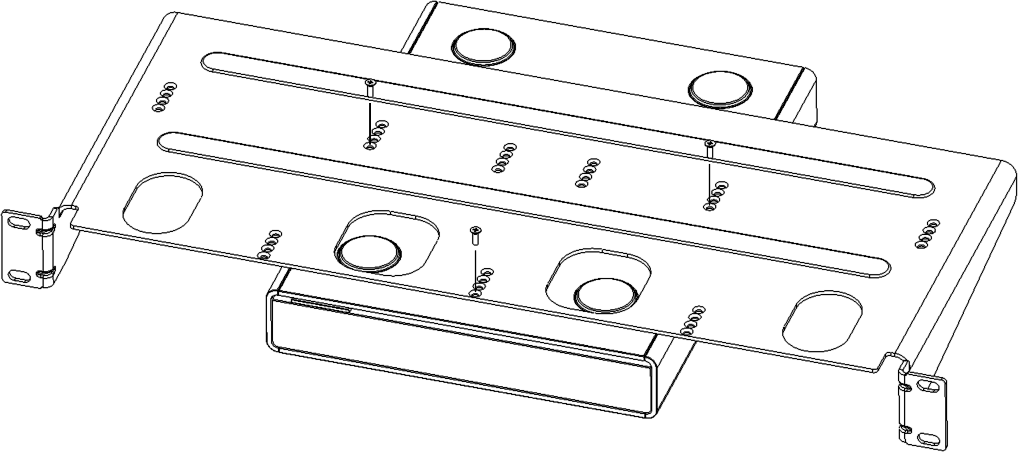 Rack mount a single Strato V - 1