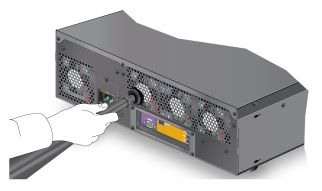 3U Server Rear Cleaning