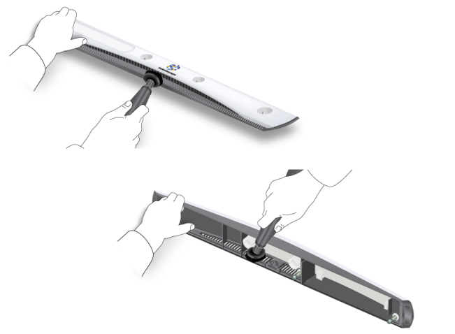 Front panel vacuum