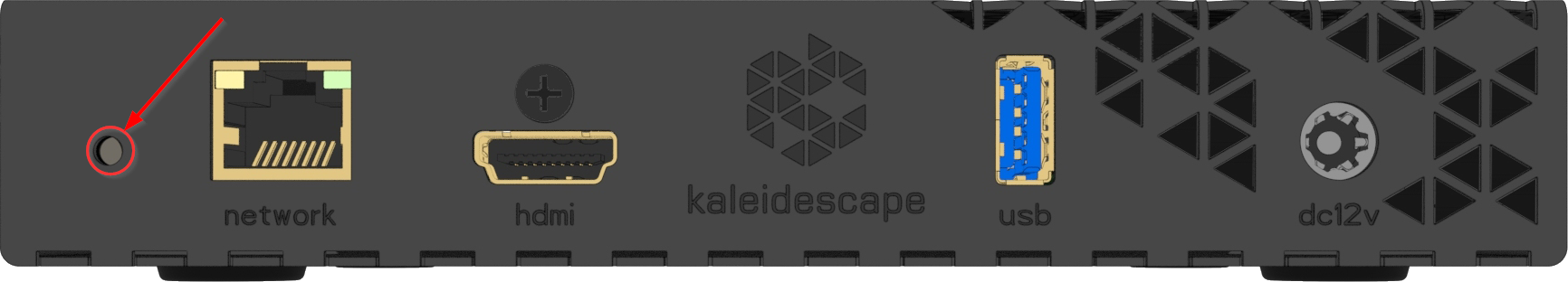 Strato E back panel reset