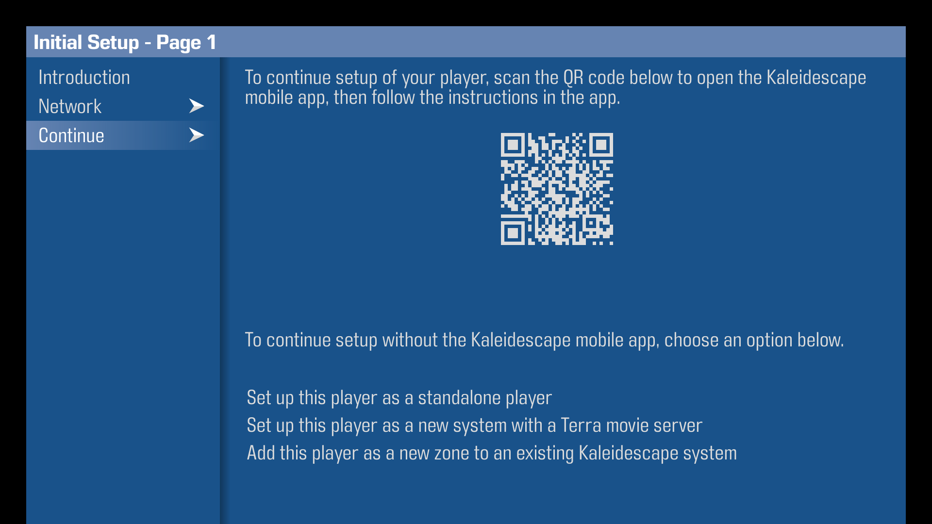 Strato M Initial Setup continue