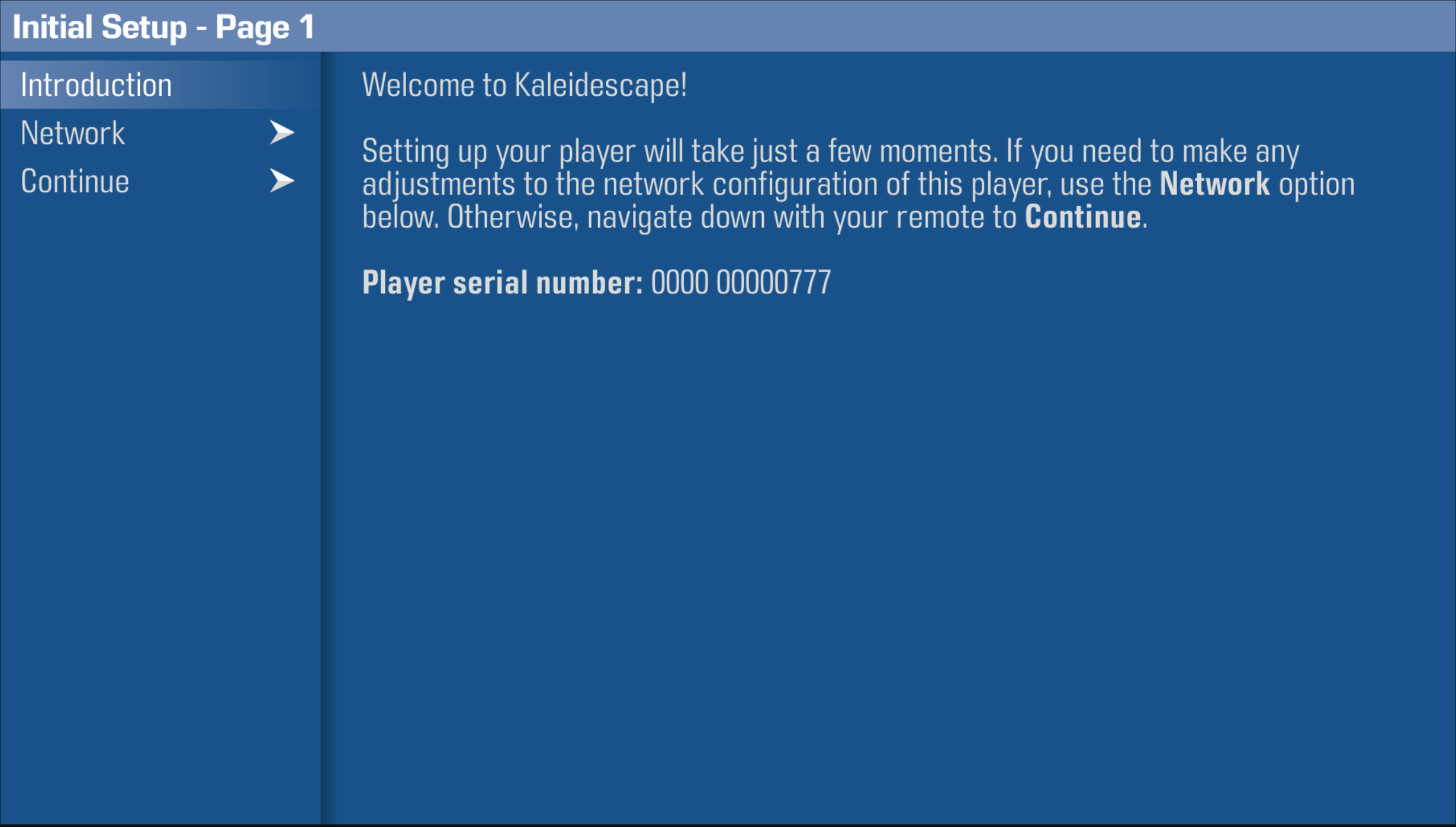 Strato Initial Setup